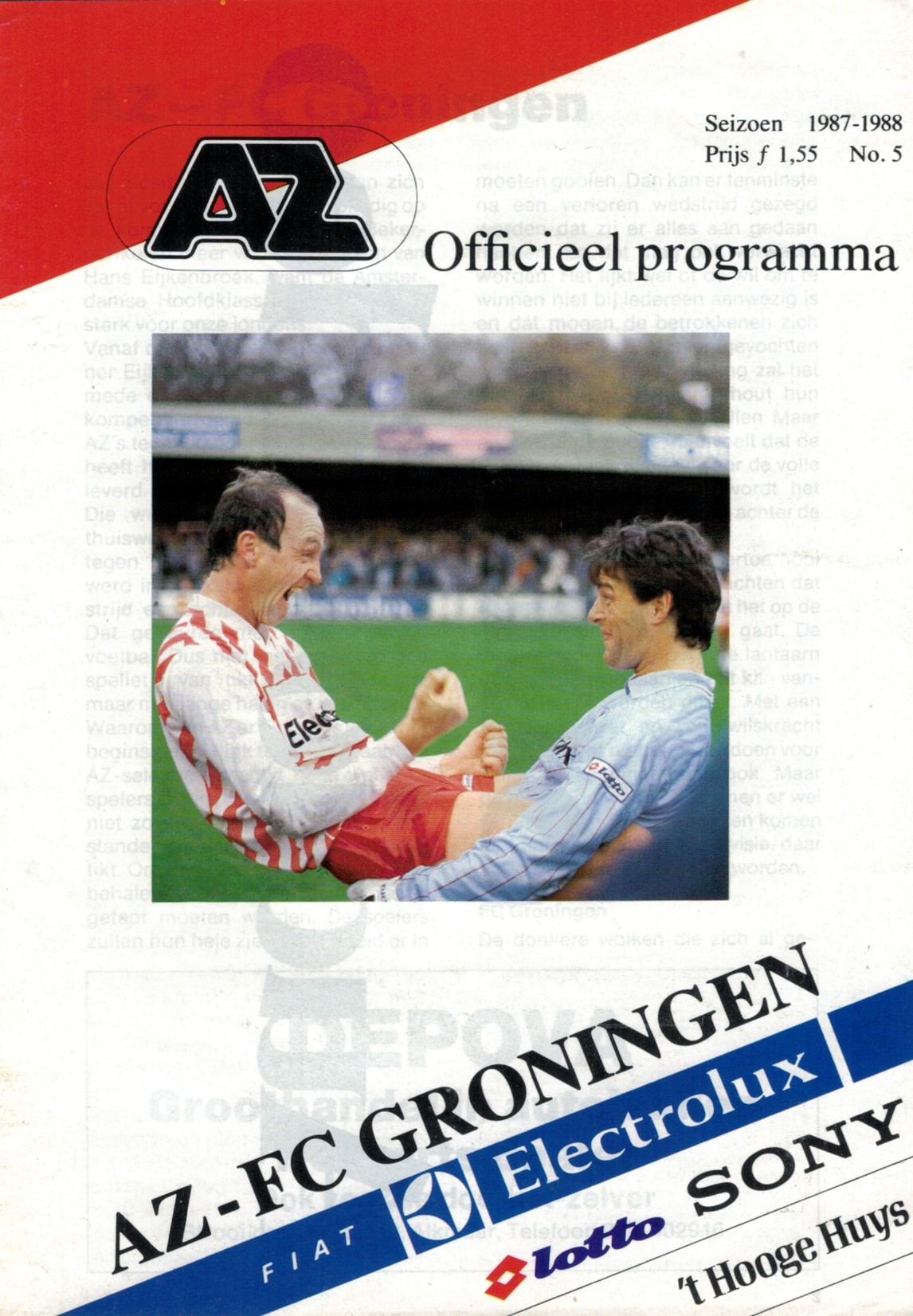 AZ Programma 26-sep-1987 Groningen thuis